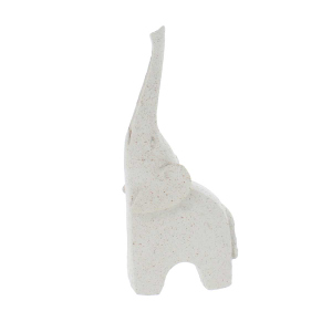 Deko-Elefant stehend - grau - ca. 7 x 4 x 16 cm