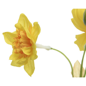 Kunstblume - Narzisse - ca. 40 cm - gelb - 1 Stück 