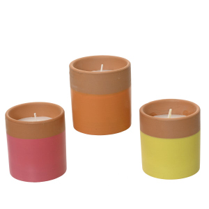 Citronella-Kerze - im Topf - ca. Ø 8,5 x 8 cm - 1 Stück 