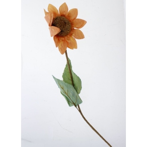 Blumenstecker - orange/grün - ca. 48 cm