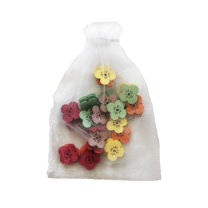 Streudeko Blumen bunt - ca. 2 cm - 30 Stück