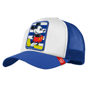 Mickey Mouse Mütze - Young Teen - blau/weiß - ca. 58 cm