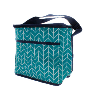 Kühltasche Pfeile türkis - ca. 32 x 19 x 28 cm