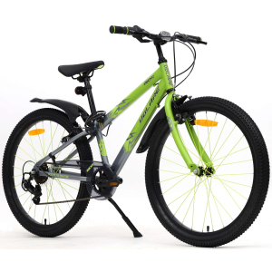 Fahrrad - Rocky - 24 Zoll - grau/grün