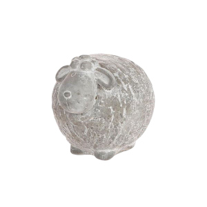 Dekofigur - Schaf Merino - grau
