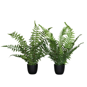 Kunstpflanze - Farn - im Topf - ca. 36 cm - 1 Stück 