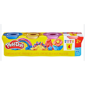 Play-Doh - Knete Metallic -4er Pack 