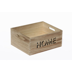 Kiste - home - offen - Größe S - ca. 25 x 15 x 14 cm