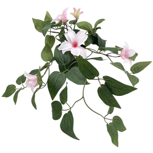 Blume in schwarzem Topf pink - ca. 28 x 28 x 40 cm