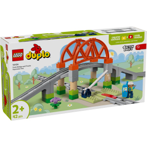 LEGO® DUPLO® Town 10426 - Eisenbahnbrücke und Schienen - Erweiterungsset