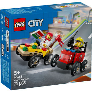 LEGO® City 60458 - Pizzalieferwagen vs. Löschauto