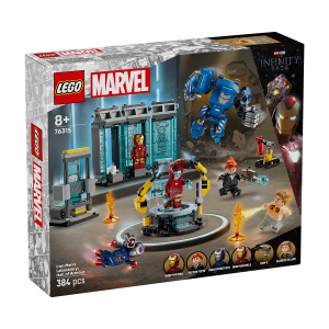 LEGO® Marvel Super Heroes™ 76315 - Iron Man's Labor: Halle der Rüstungen