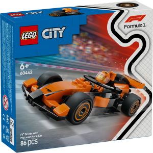 LEGO® City 60442 - F1® Rennfahrer mit McLaren Rennauto