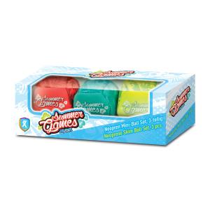 Neopren Mini Ball - Summer Games - 3er Set - Durchmesser: ca. 5 cm