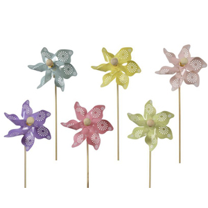 Windrad - pastell - 1 Stück