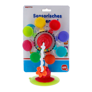 Besttoy - Sensorisches Riesenrad mit Saugfuß - Höhe: ca. 21 cm - bunt
