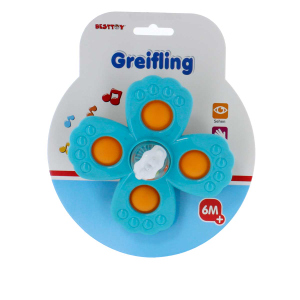 Besttoy - Baby Greifling mit Saugfuß - türkis