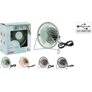 Mini-Ventilator - Ø ca. 15 cm - USB aufladbar - 1 Stück