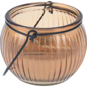 Citronella Kerze - rund - im Glas - ca. ø 8 cm - 1 Stück 