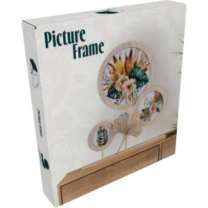 Bilderrahmenset auf Ständer - aus Holz  