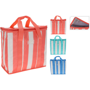 Kühltasche - gestreift - ca. 16 L - 1 Stück
