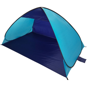 Pop-Up Strandmuschel - blau - ca. 200 x 125 x 100 cm