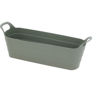 Pflanzkasten - aus Kunststoff - ca. 5 x 14 x 11,5 cm - grün 