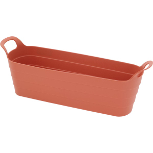 Blumenkasten - aus Kunststoff - ca. 5 x 14 x 11,5 cm - orange