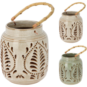 Windlicht mit Henkel - ca. 20 cm - 1 Stück