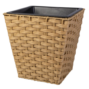 Pflanzsäule beige - Größe S - ca. 28 x 28 x 35cm