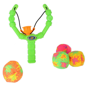Besttoy - Wasserbombenschleuder mit 4 Bällen - 1 Stück