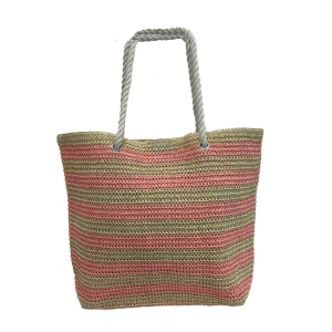 Strandtasche mit Streifen - ca. 38 x 14 x 38 cm