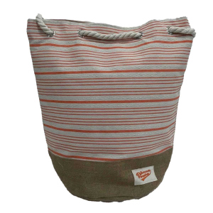 Strandtasche Streifen - ca. 28 x 28 x 46 cm