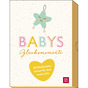 Kartenbox - Babys Glücksmomente - 50 Meilensteinkarten für dein erstes Jahr