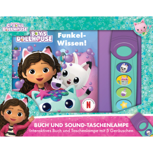 Gabb's Dollhouse - Funkel-Wissen! - Buch und Sound-Taschenlampe