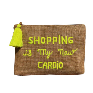 Kosmetiktasche - Cardio - grün - ca. 26 x 19 cm