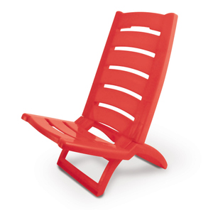 Strandstuhl - rot 