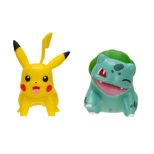 Pokémon - Battle Figuren Pack - Pikachu & Bisasam - ca. 5 cm