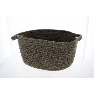 Korb mit Griffen - braun - ca. 36 x 27 x 20 cm