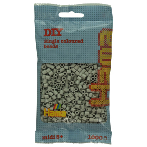 Hama Bügelperlen - 1000 Perlen - Kieselgrau