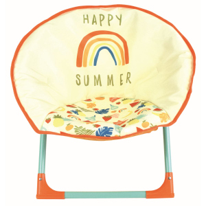 Kinderstuhl - Happy Summer - klappbar - orange/beige 