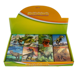 Besttoy - Mini Notizblock - Dino - 1 Stück