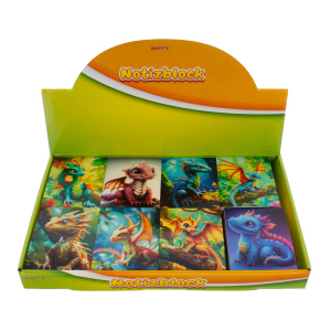 Besttoy - Mini Notizblock - Drachen - 1 Stück