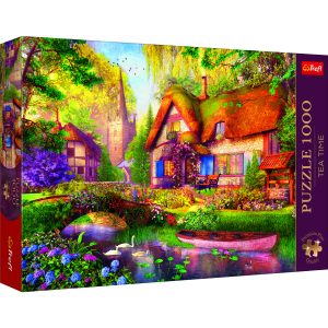 Puzzle -Eine Hütte im Wald - 1000 Teile