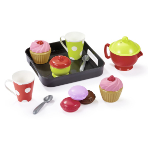 Tee Set - Tablett mit Cupcakes