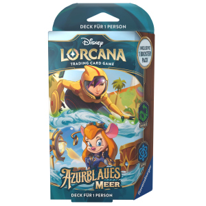 Disney Lorcana - Azurblaues Meer - Einzelspieler Deck - Smaragd und Saphir