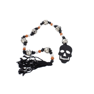 Dekokette Totenkopf - schwarz - ca. 93 cm