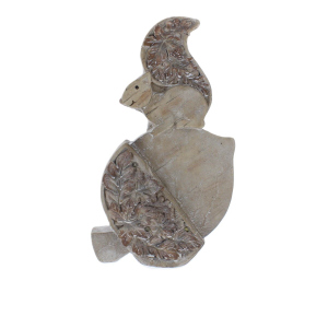 Eichhörnchen auf Nuss mit LED - ca. 22,5 x 9,5 x 37,5 cm