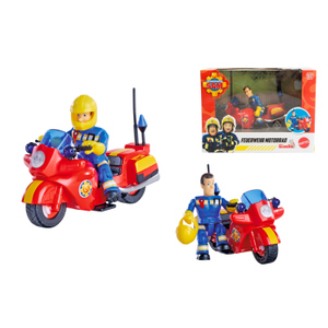 Feuerwehrmann Sam - Motorrad mit Sam Figur