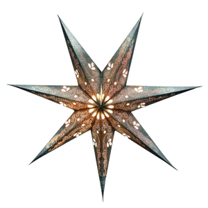 Stern grau - ca. 60 cm